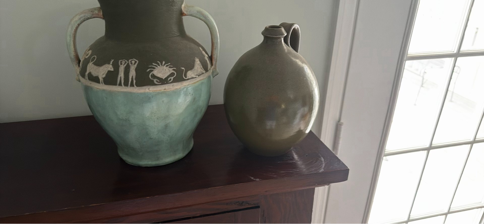 Two Decorative Ceramic Vases - image 1 of 3