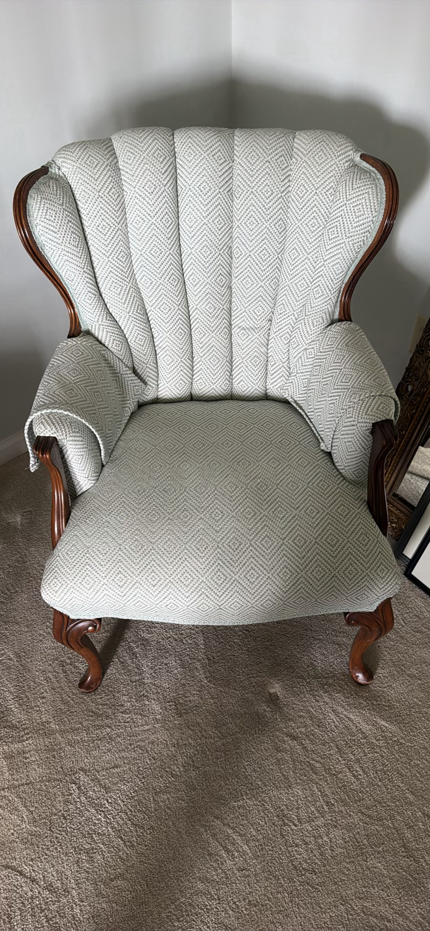 Upholstered Wingback Accent Chair - image 2 of 2