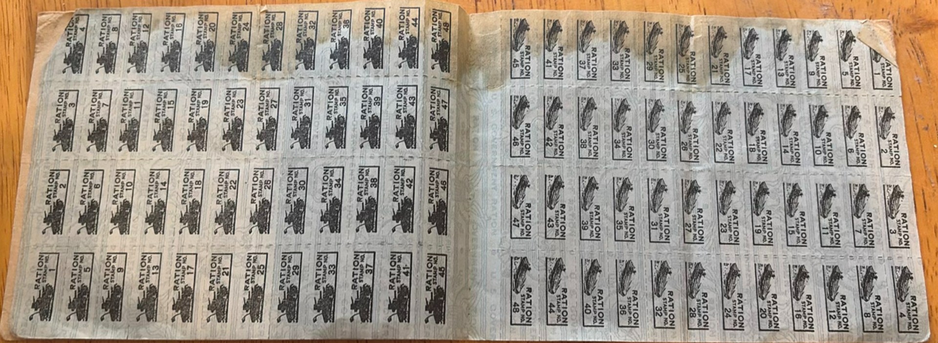 World War II Ration Books and Stamp Sheets - image 5 of 5