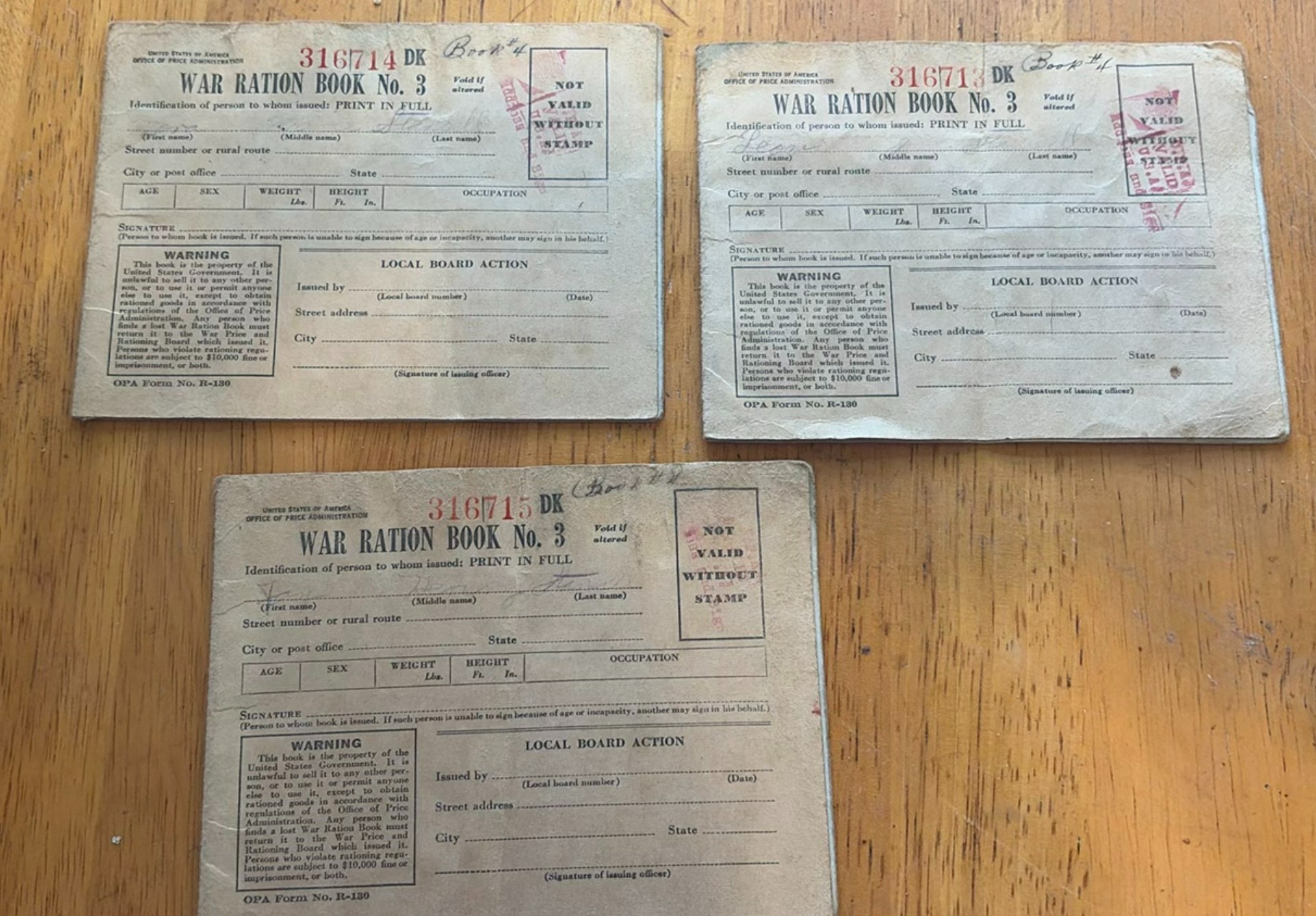 World War II Ration Books and Stamp Sheets - image 1 of 5