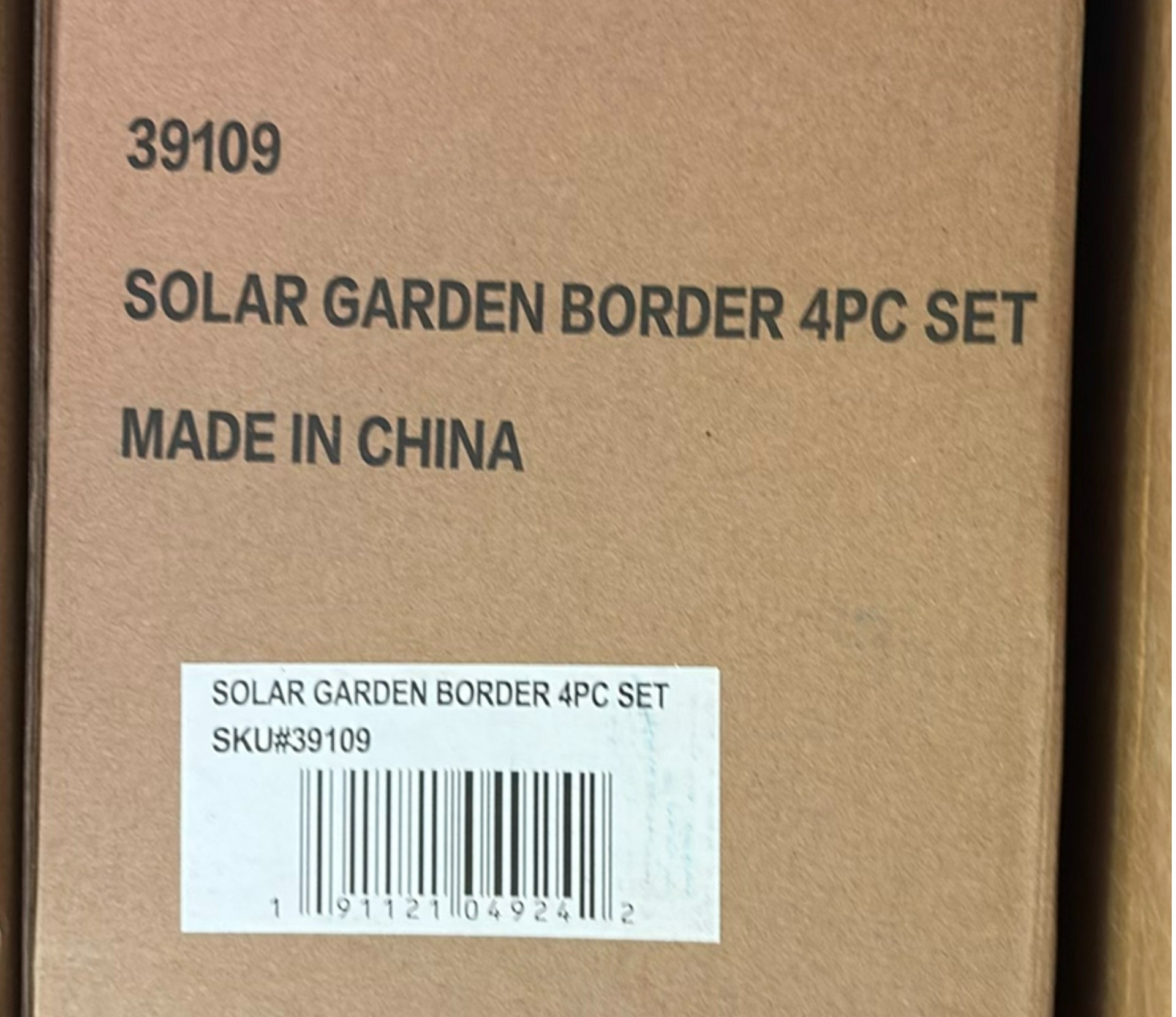 Solar Garden Border 4-Piece Set, Solar Rope Lights, and Christmas Ornament - image 1 of 5