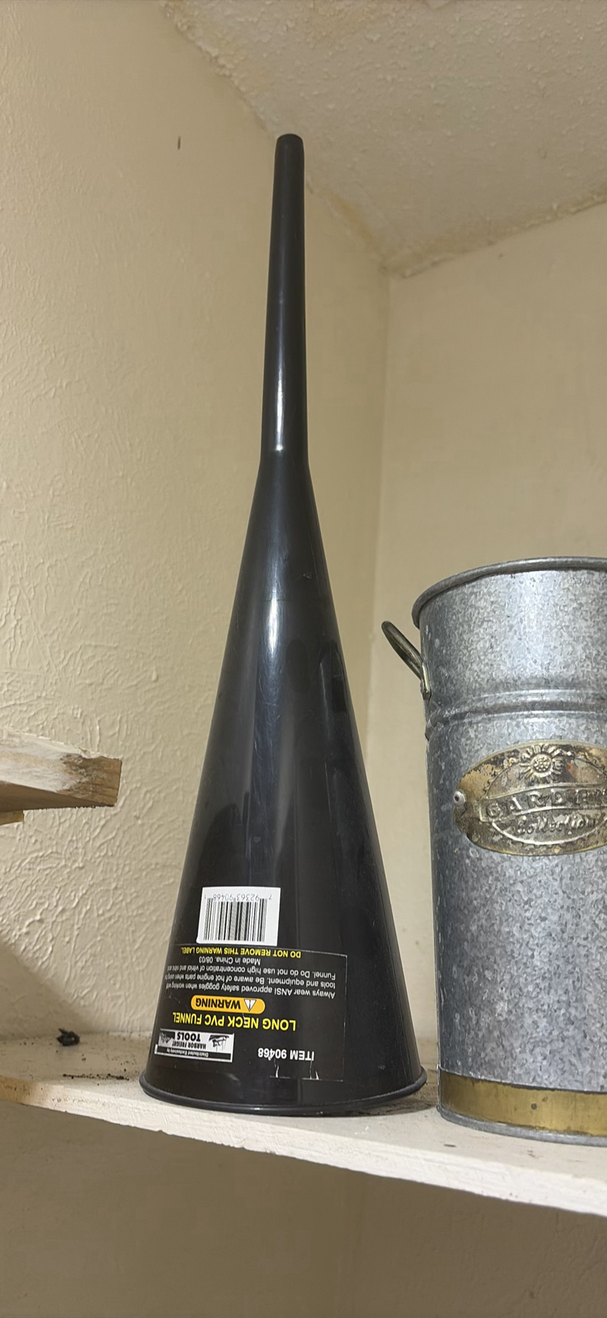 Assorted vintage metal kitchen containers, thermoses, and an oil lamp - image 5 of 9
