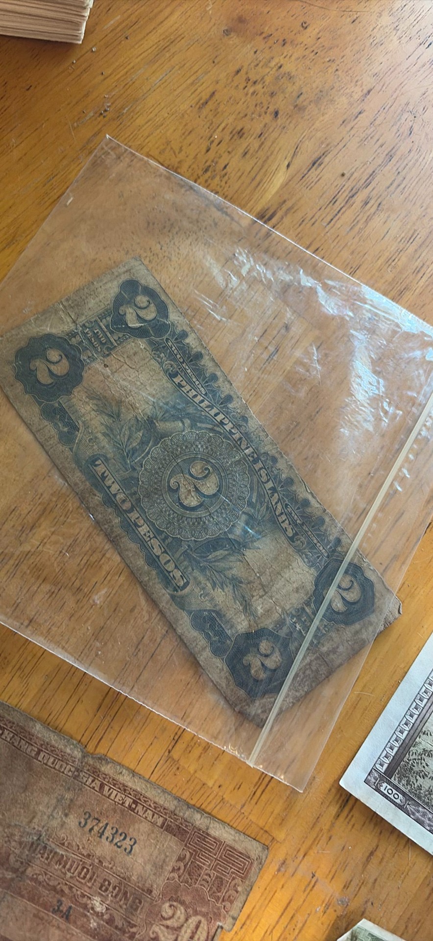 Assorted Vietnamese, Philippine and MPC banknotes - image 7 of 7