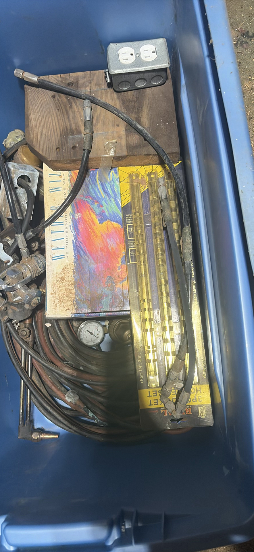 workshop tools with hoses, cords, and hardware - image 5 of 13