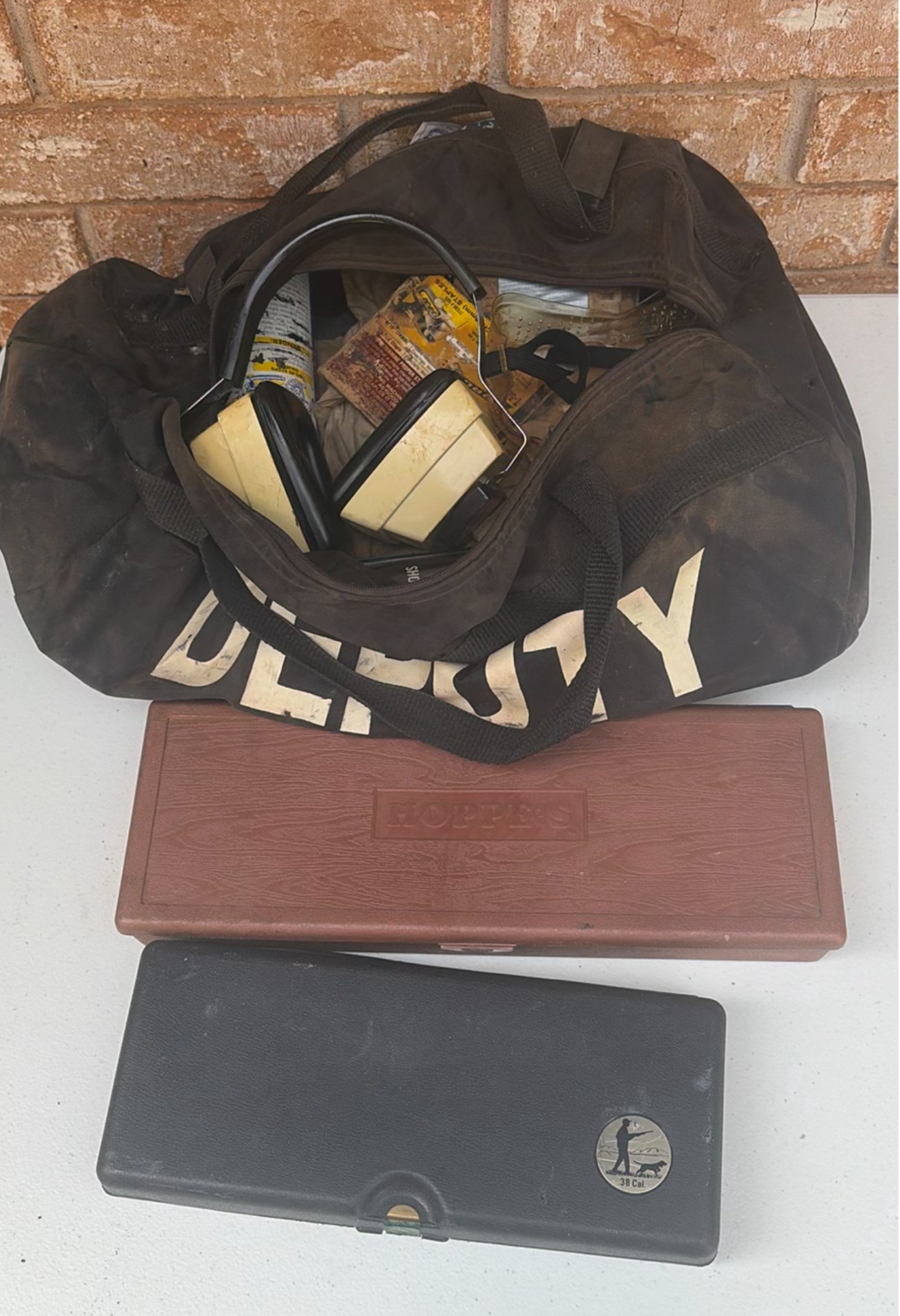 Assorted tools, Gun Cleaning Kits, and vintage memorabilia - image 1 of 17