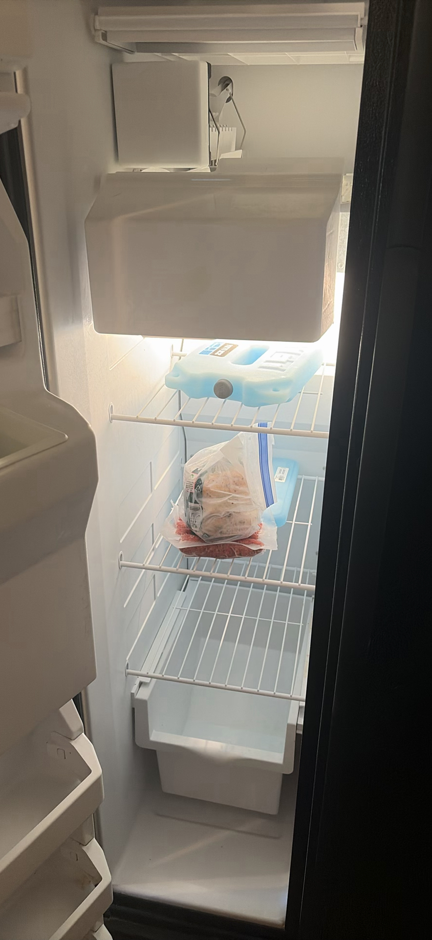 Whirlpool side-by-side refrigerator with ice and water dispenser - image 8 of 9