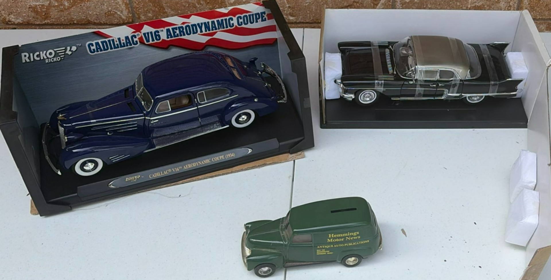 Vintage die-cast car models and a Hemmings promotional van - image 5 of 5