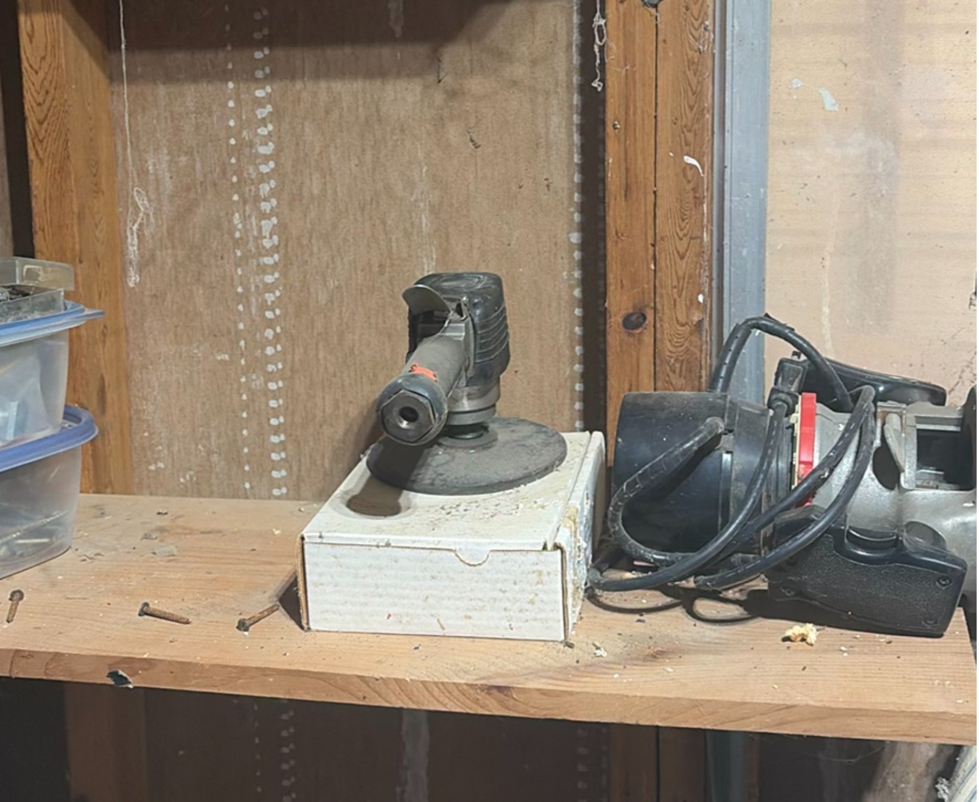 Garage workshop with power tools and hardware storage - image 1 of 18