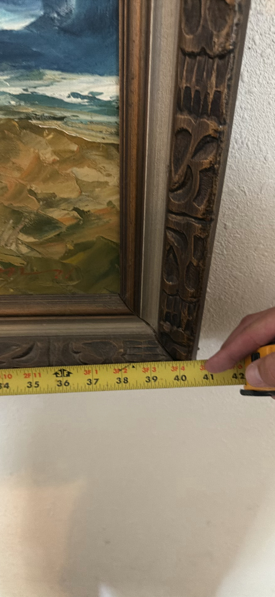 Vintage Mantel Clock with Nautical and Landscape Art - image 19 of 25