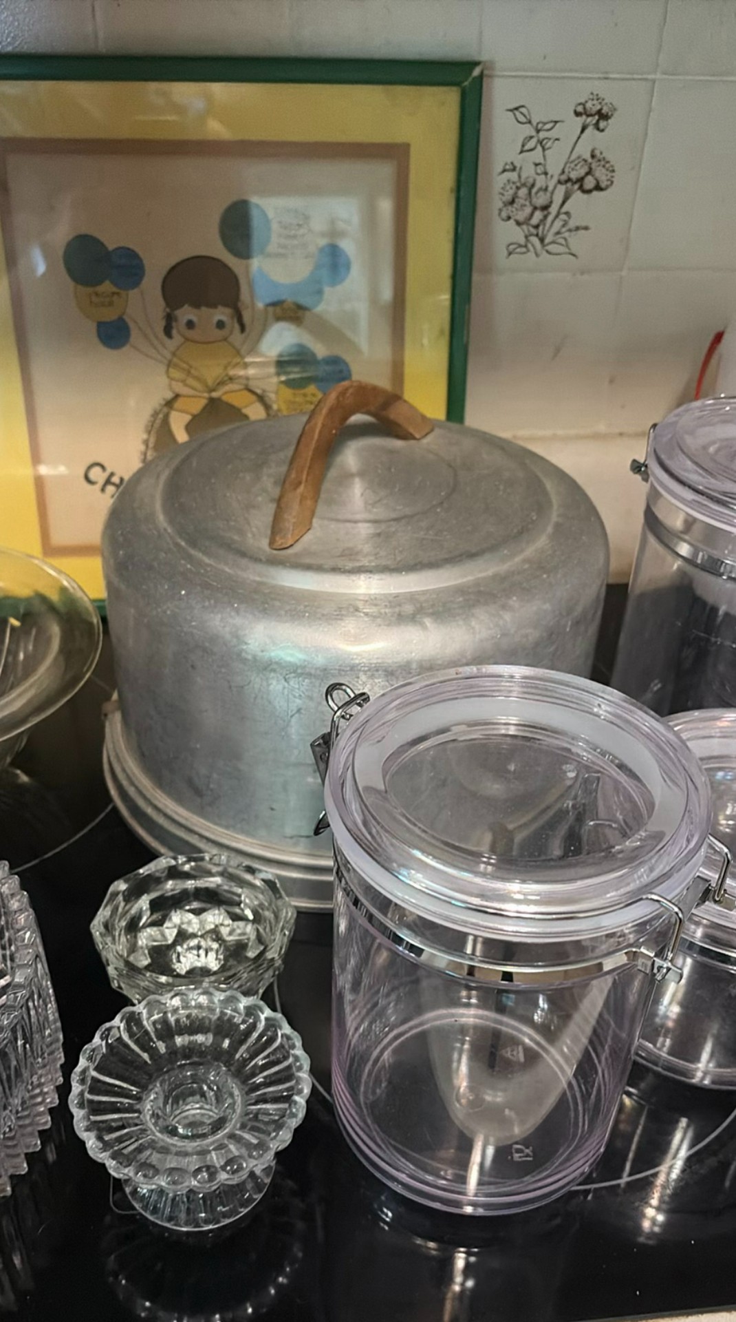 Assorted Kitchenware and Glassware with Storage Jars and Tools - image 3 of 15