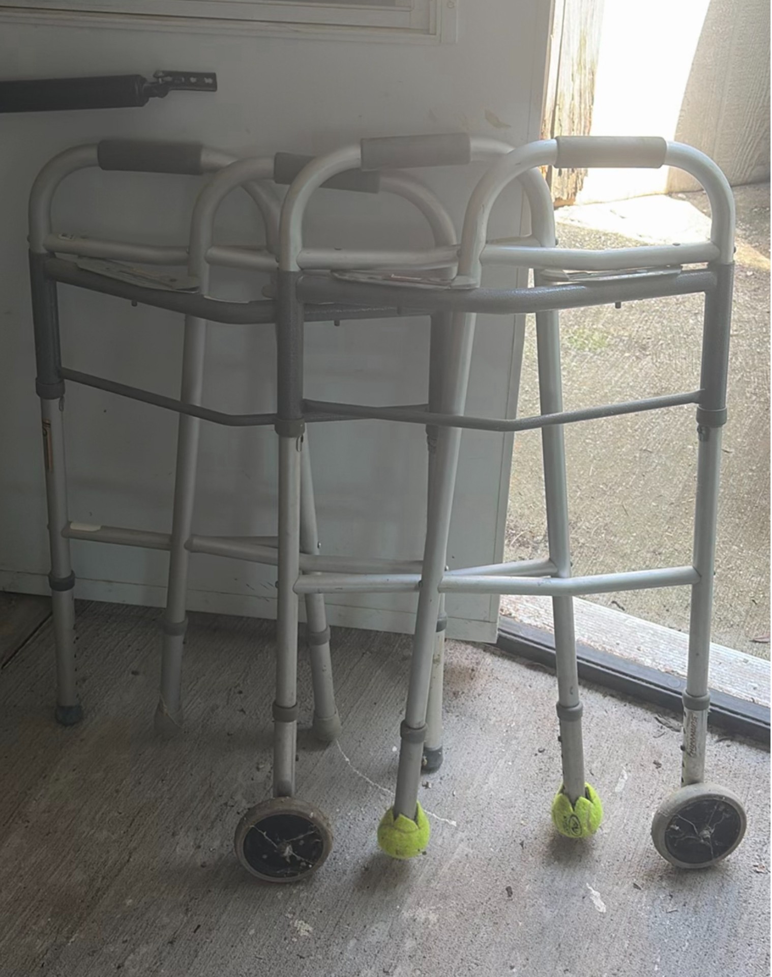 Rollator walker with seating, stools, and toilet seat riser box - image 7 of 9