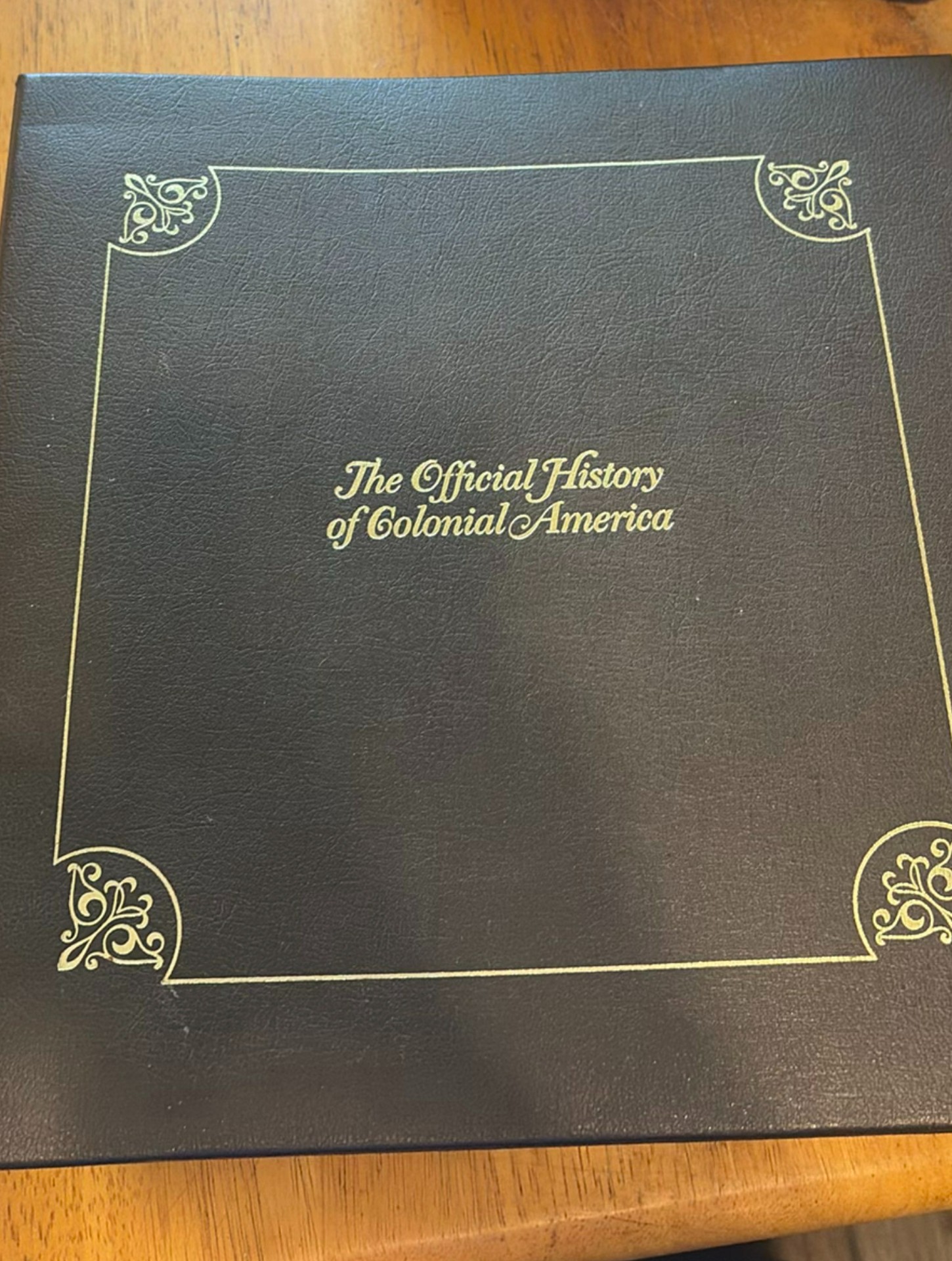 The Official History of Colonial America commemorative pewter coin set - image 1 of 6