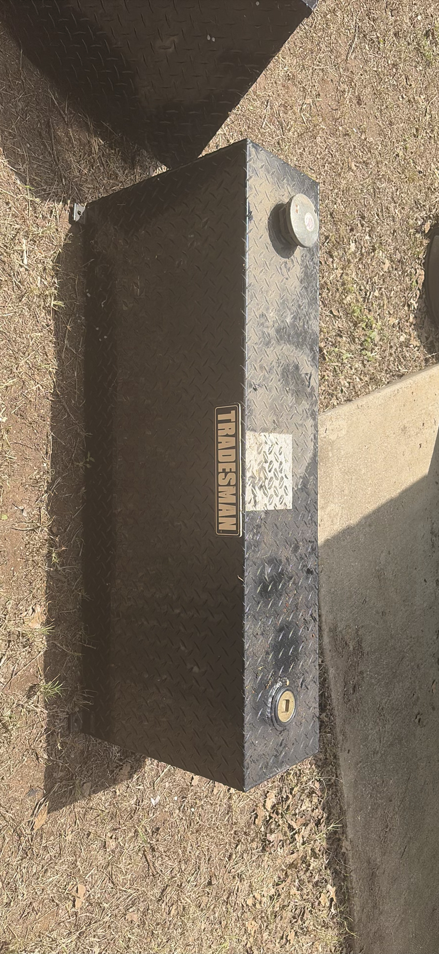 Tradesman Diamond-Plate Tool Boxes with Orange Internal Rack - image 2 of 7