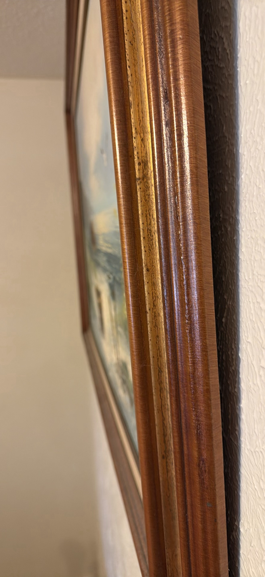 Pair of Large Landscape Paintings in Ornate Frames - image 5 of 13