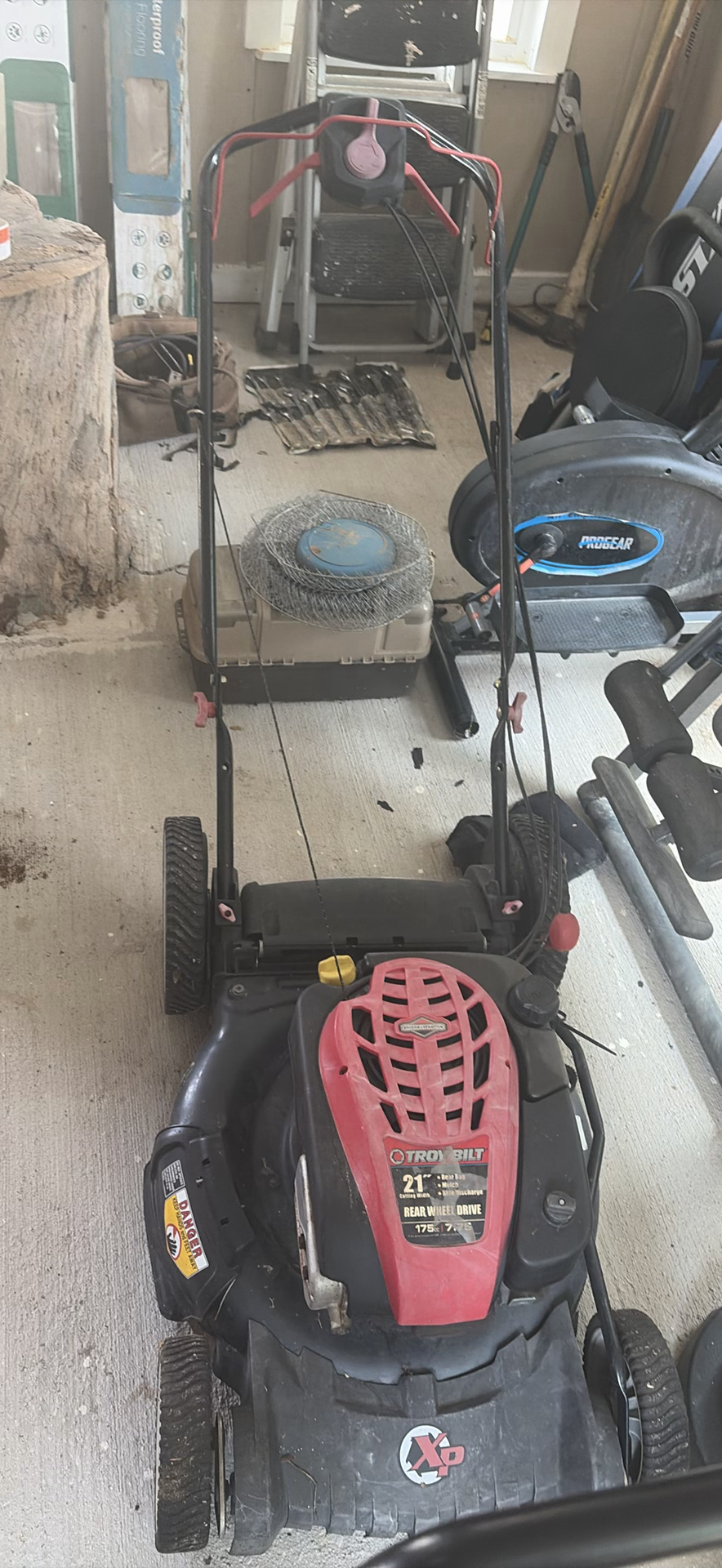 Gas-powered Troy-Bilt 21-inch lawn mower - image 1 of 5