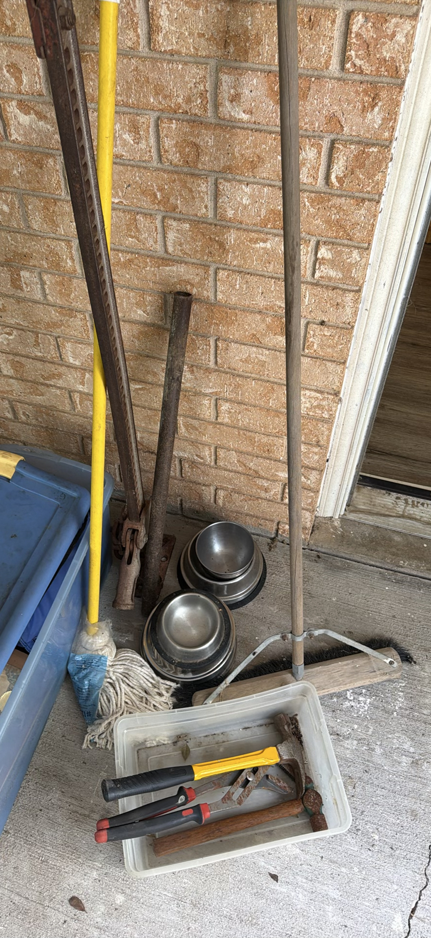 Assorted garden tools and hardware - image 1 of 9