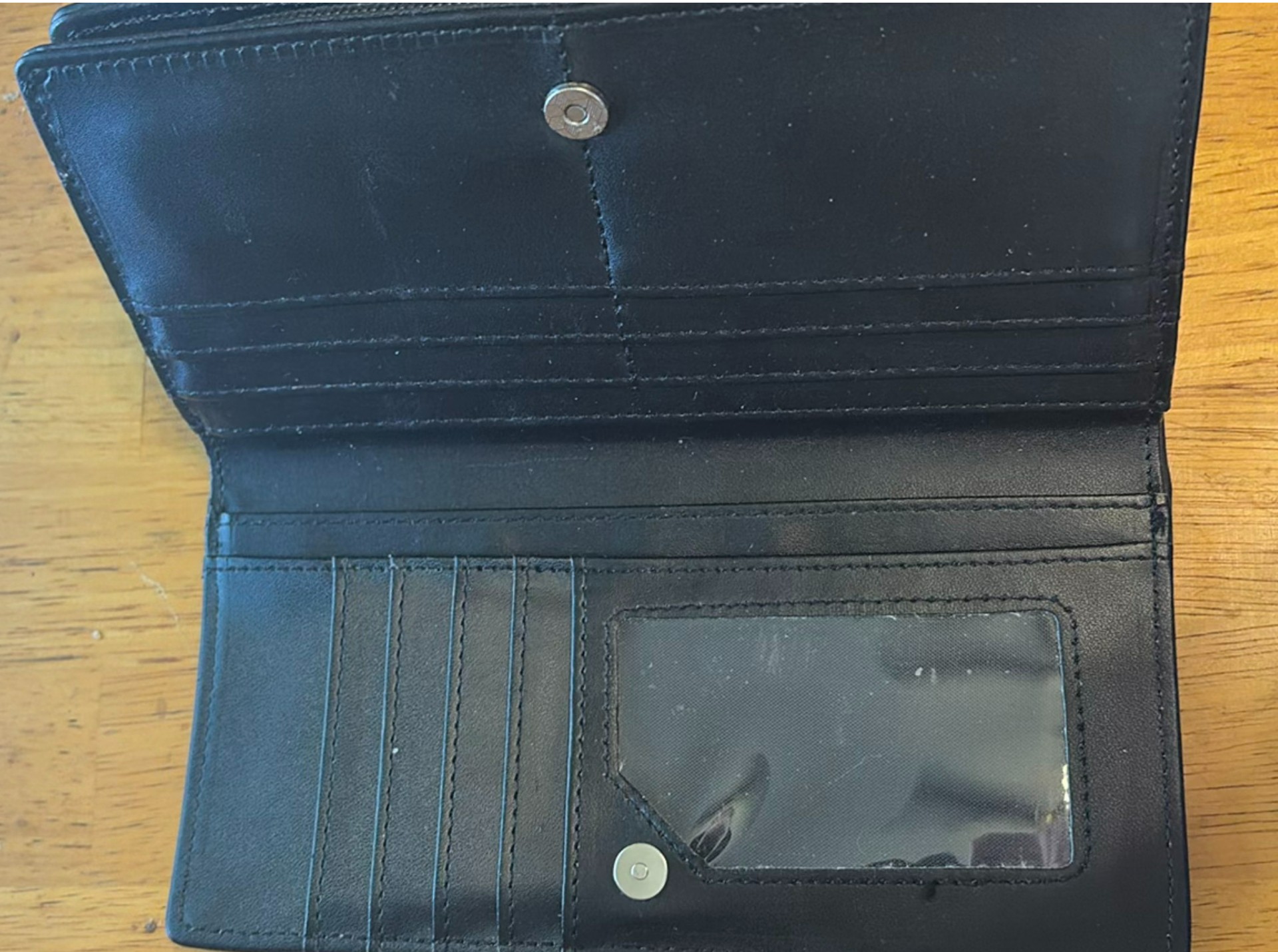 Leather Bible in zippered wallet-style case - image 2 of 4