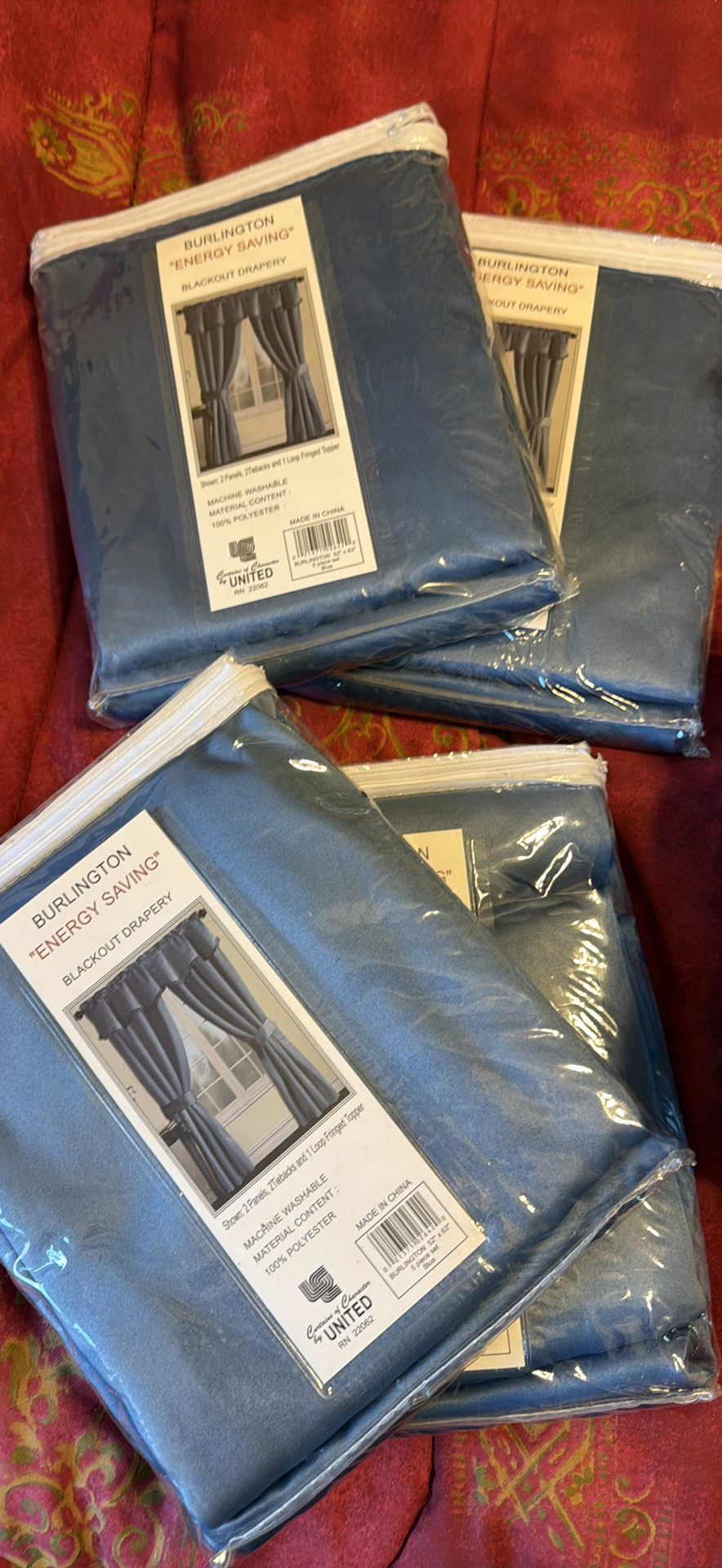 Blue MyPillow bedding and Burlington blackout drapery - image 5 of 5