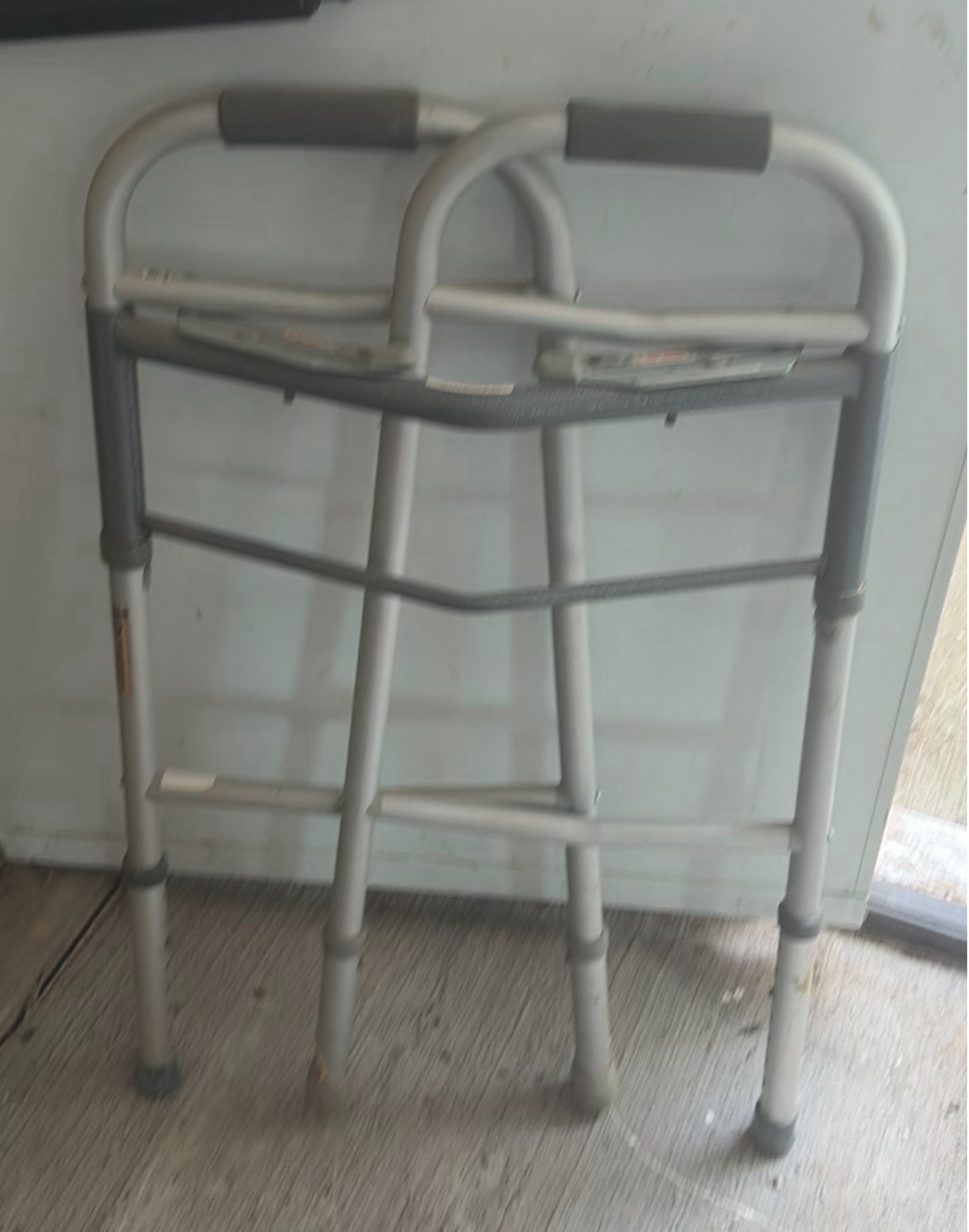 Rollator walker with seating, stools, and toilet seat riser box - image 8 of 9