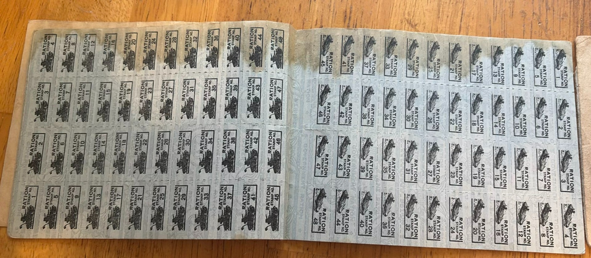 World War II Ration Books and Stamp Sheets - image 3 of 5
