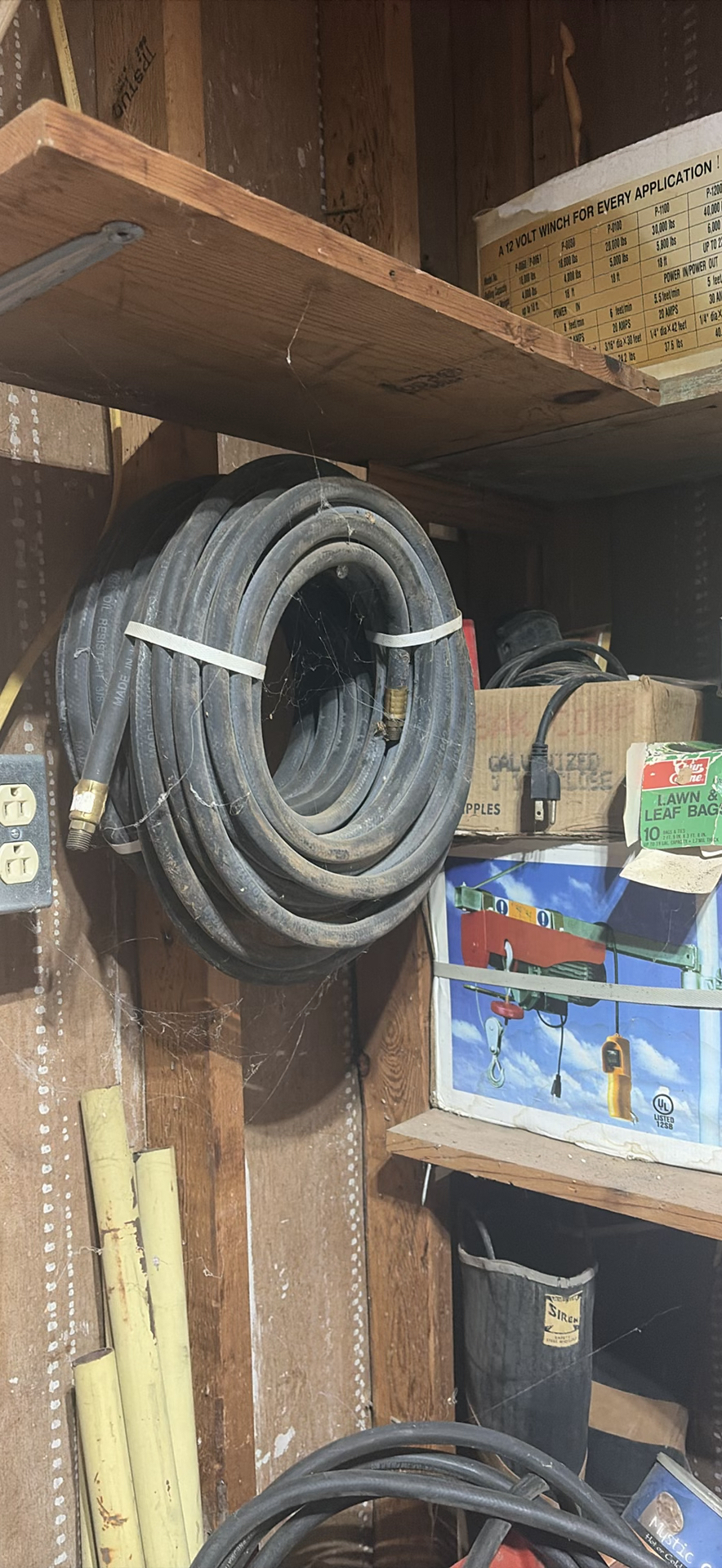 workshop tools with hoses, cords, and hardware - image 13 of 13