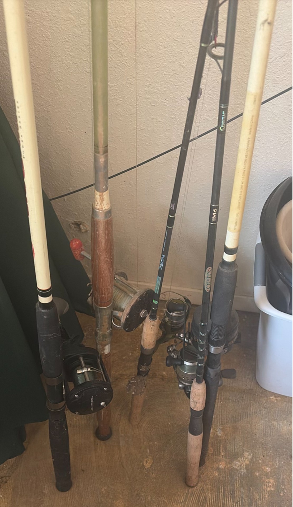 Fishing tackle box with lures and fishing rods - image 9 of 13