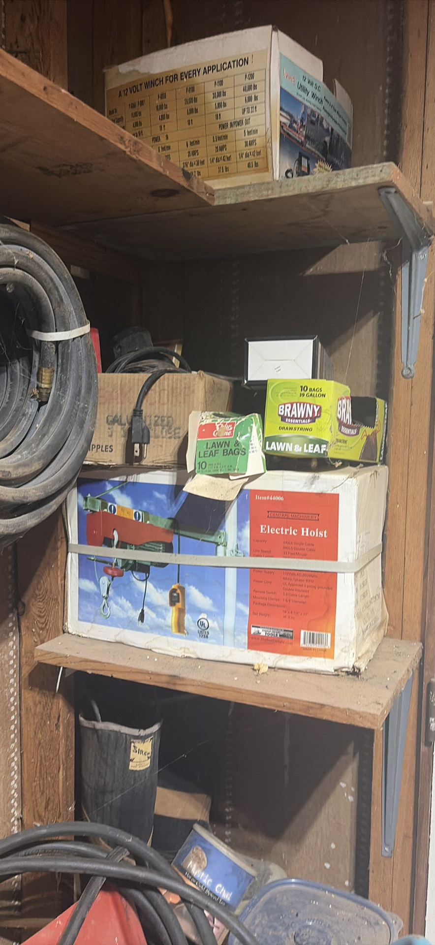 workshop tools with hoses, cords, and hardware - image 12 of 13