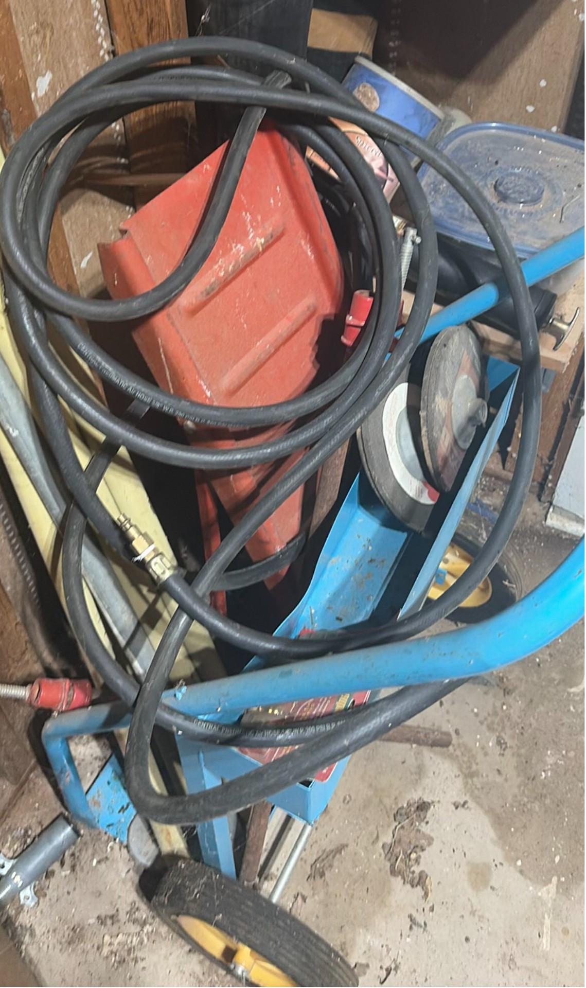 workshop tools with hoses, cords, and hardware - image 10 of 13