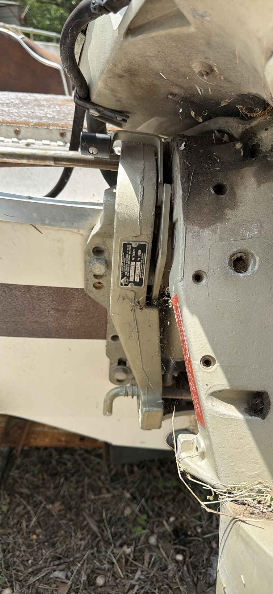 Aluminum fishing boat on trailer with outboard motor - image 8 of 9