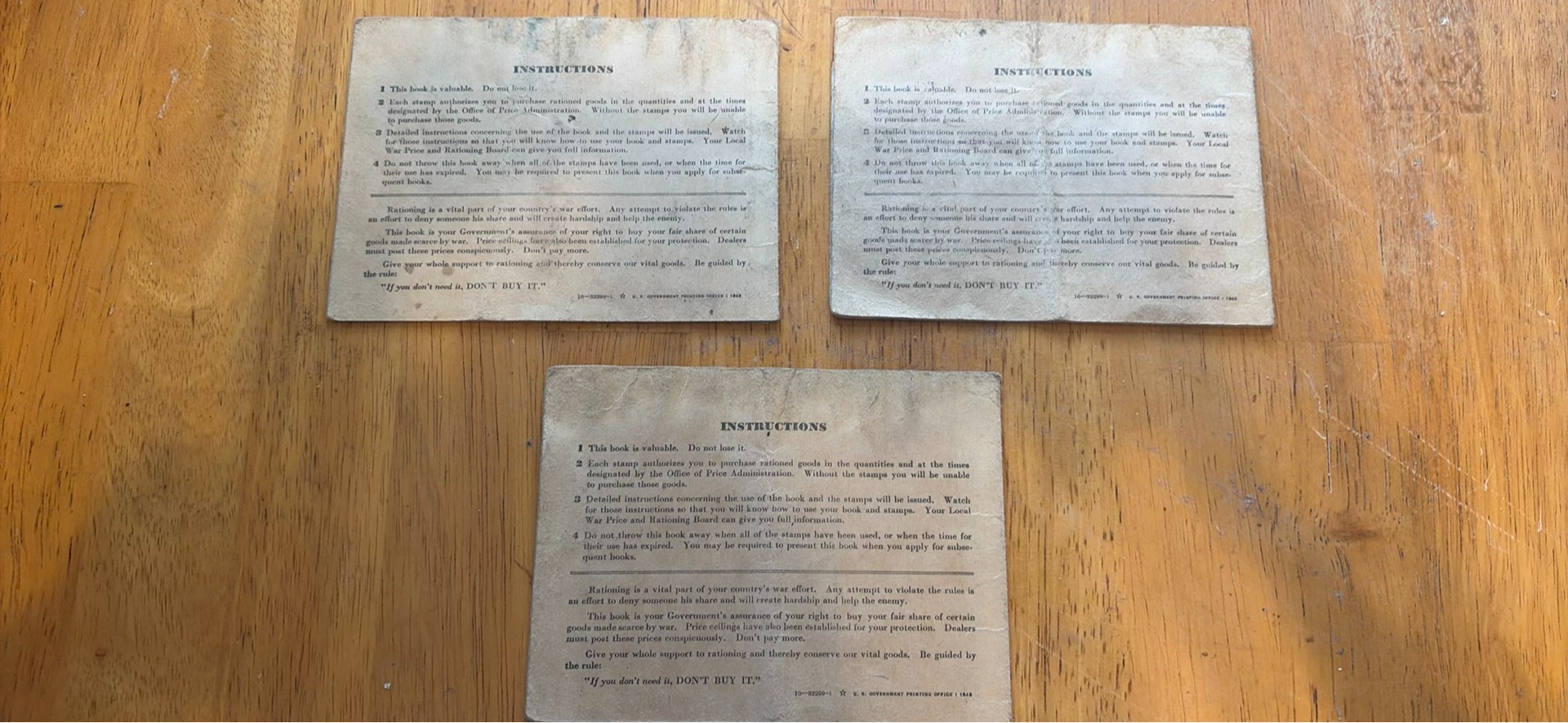 World War II Ration Books and Stamp Sheets - image 2 of 5