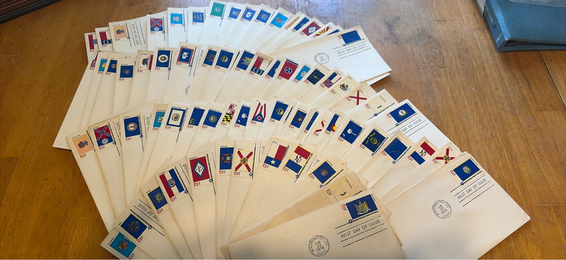 First Day of Issue stamp covers and a stack of envelopes - image 4 of 4