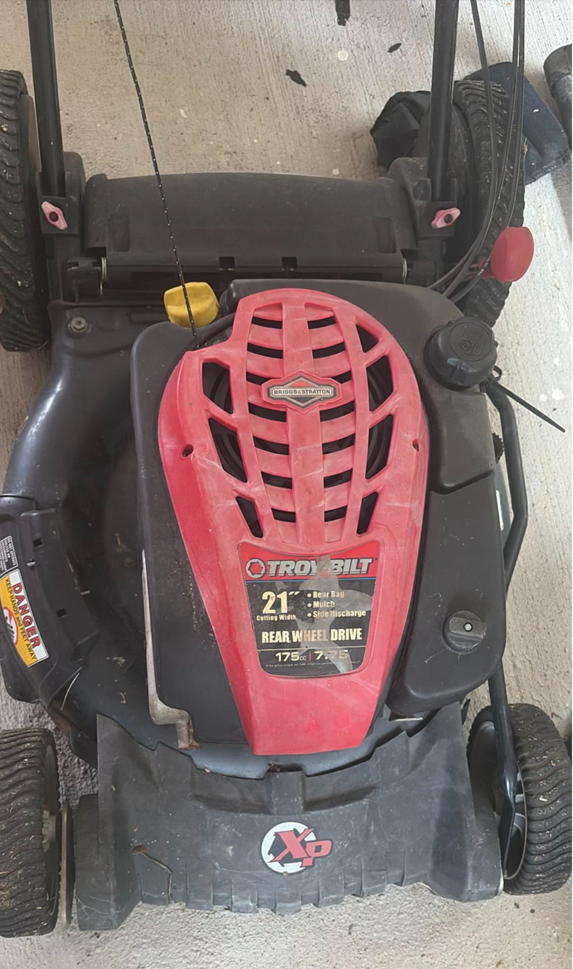 Gas-powered Troy-Bilt 21-inch lawn mower - image 2 of 5