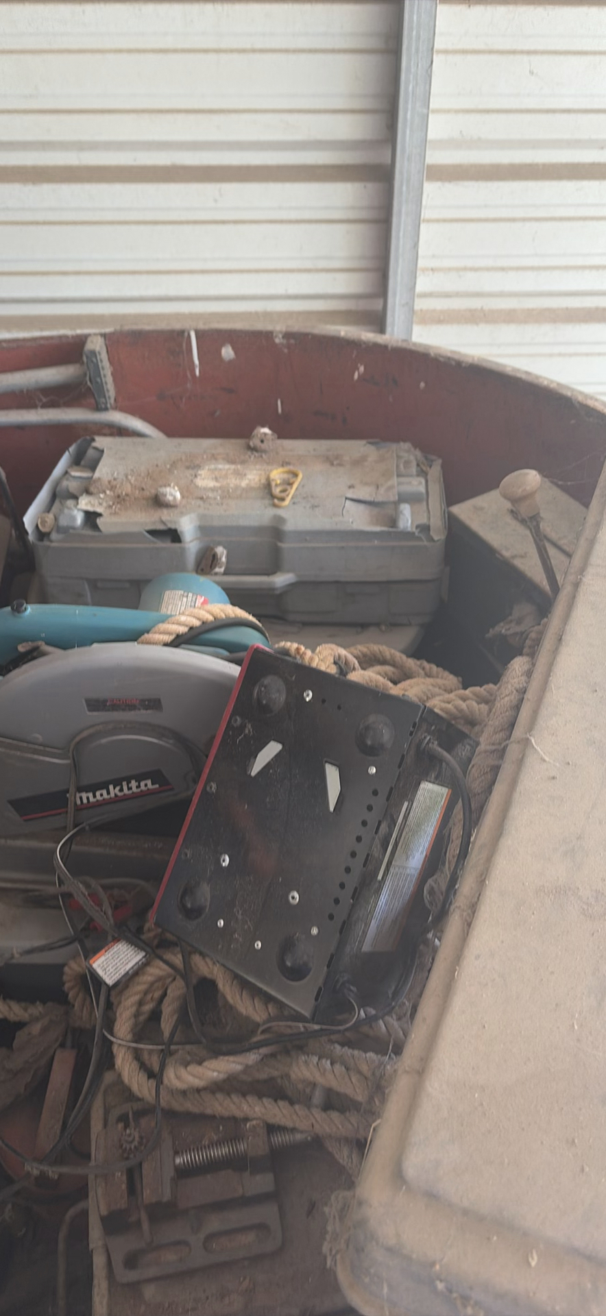 Converted twin axle horse trailer with welding equipment and tools - image 8 of 24