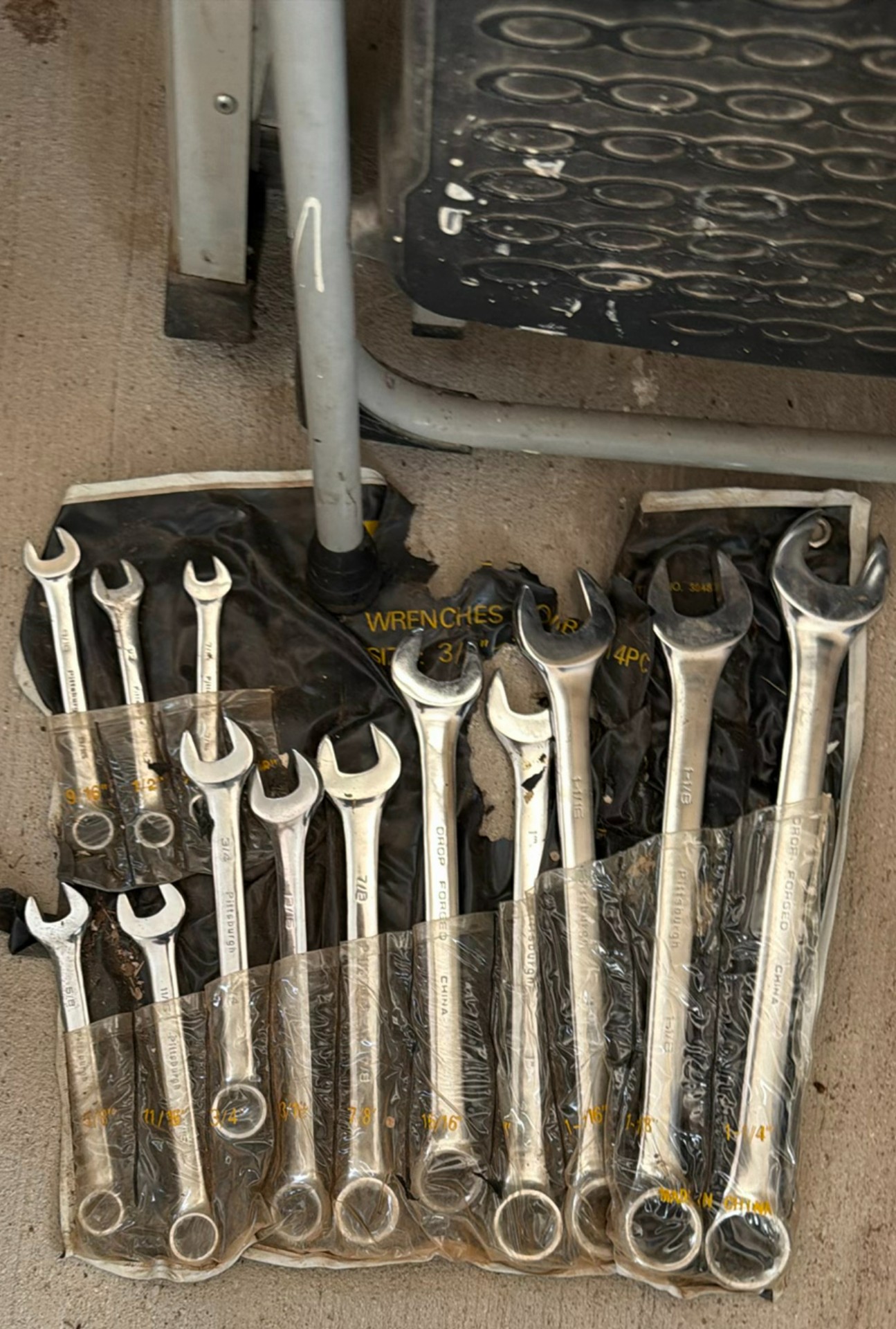 Assorted Hand Tools, Wrenches, Tool Bag and Ladders - image 2 of 7