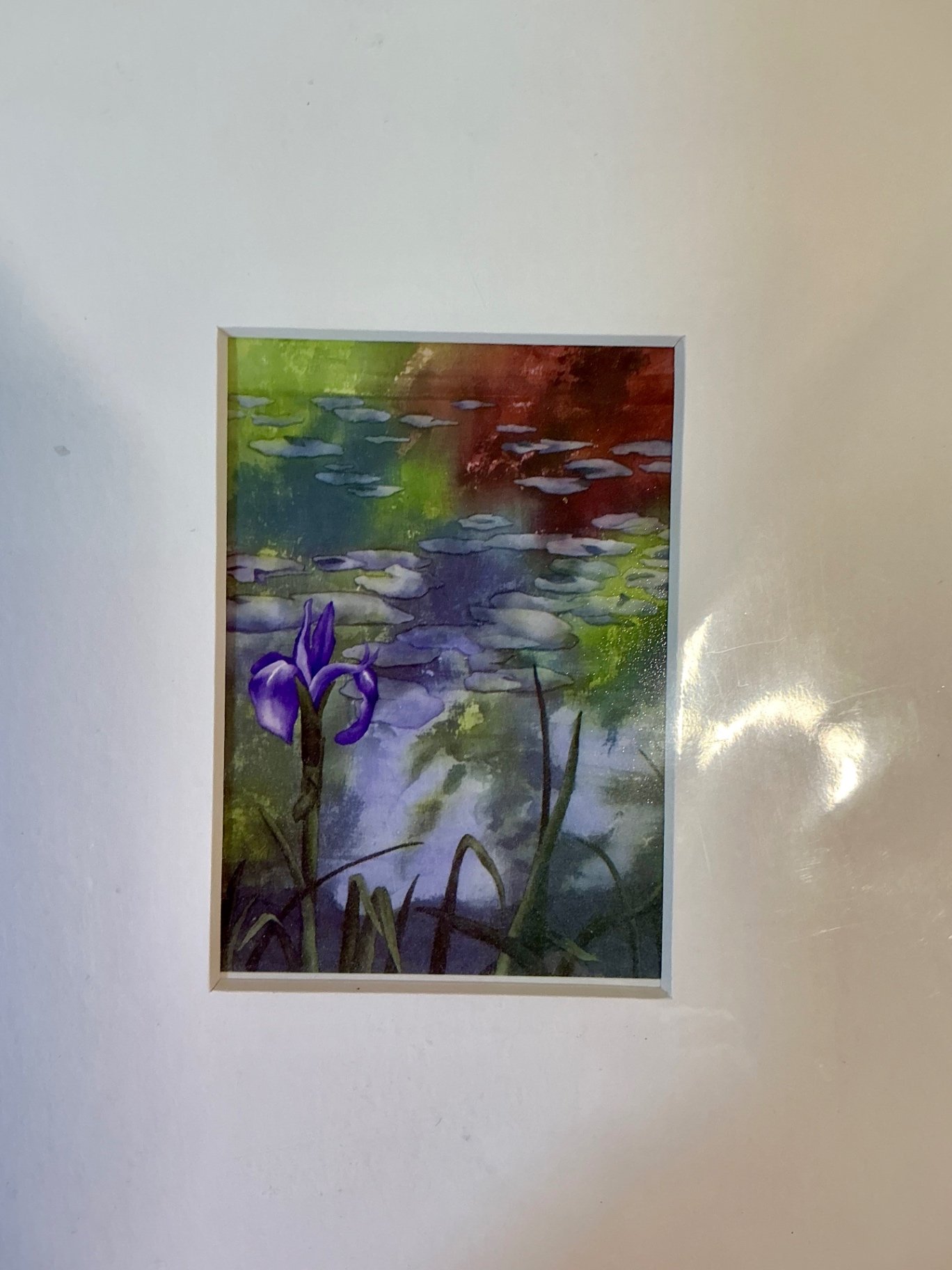 8 small Matted Wall Art/ photos and Watercolors, two framed.  - image 8 of 11