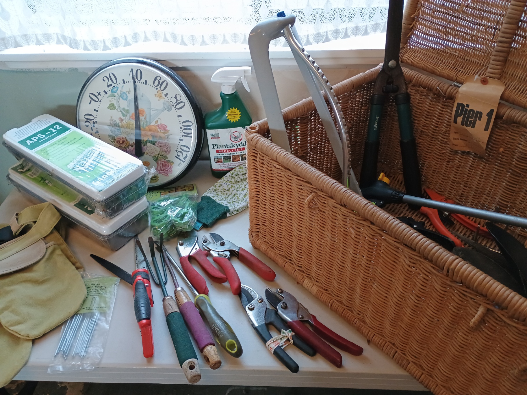 Assorted garden tools and supplies - image 1 of 8