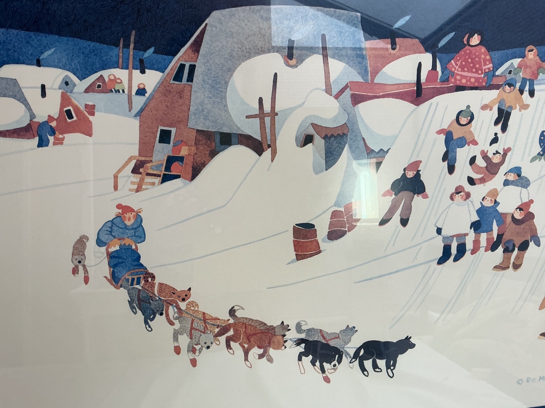 Rie Munoz framed poster - image 4 of 4