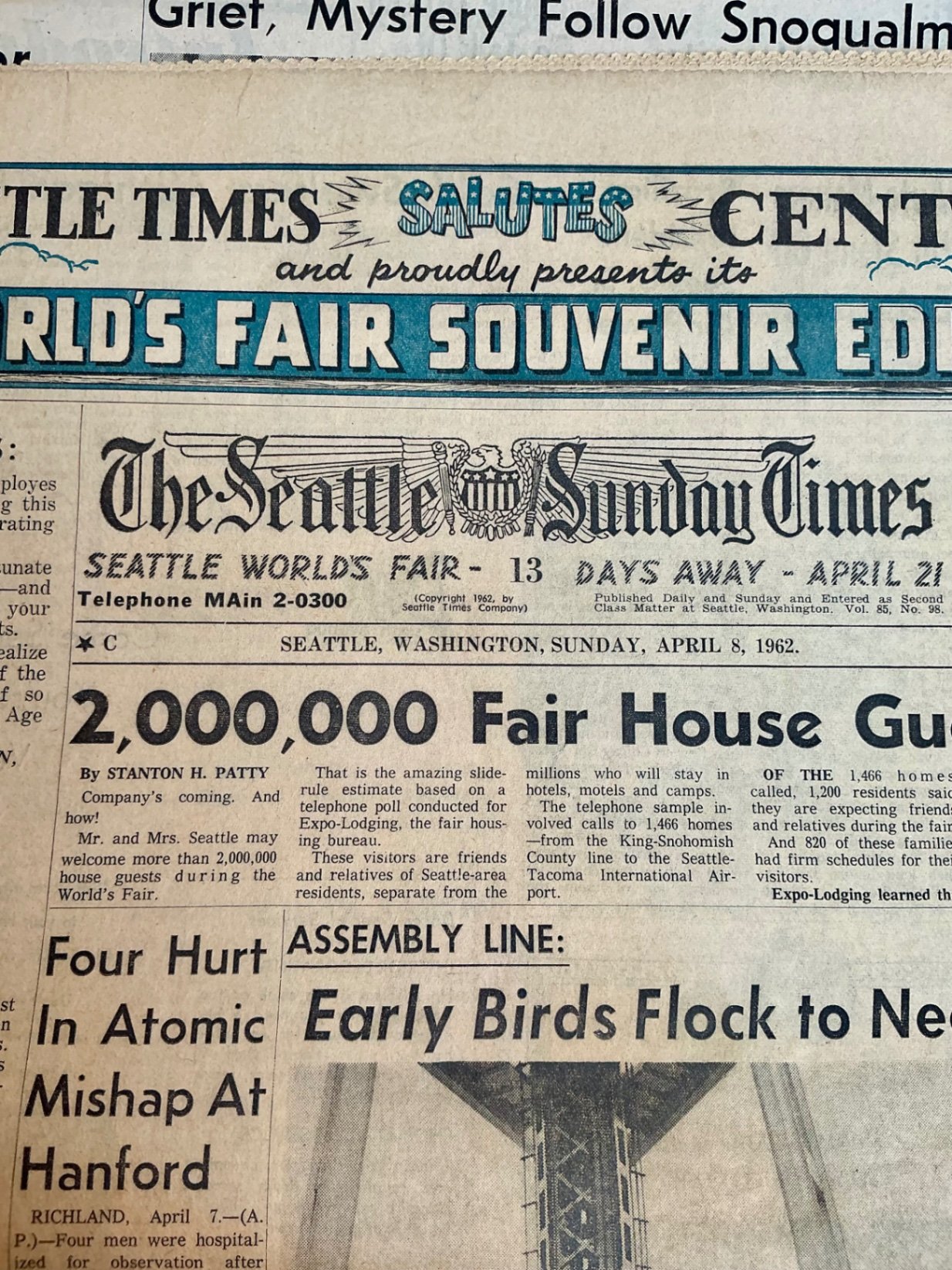 Seattle World's Fair Souvenir Newspapers - image 5 of 10