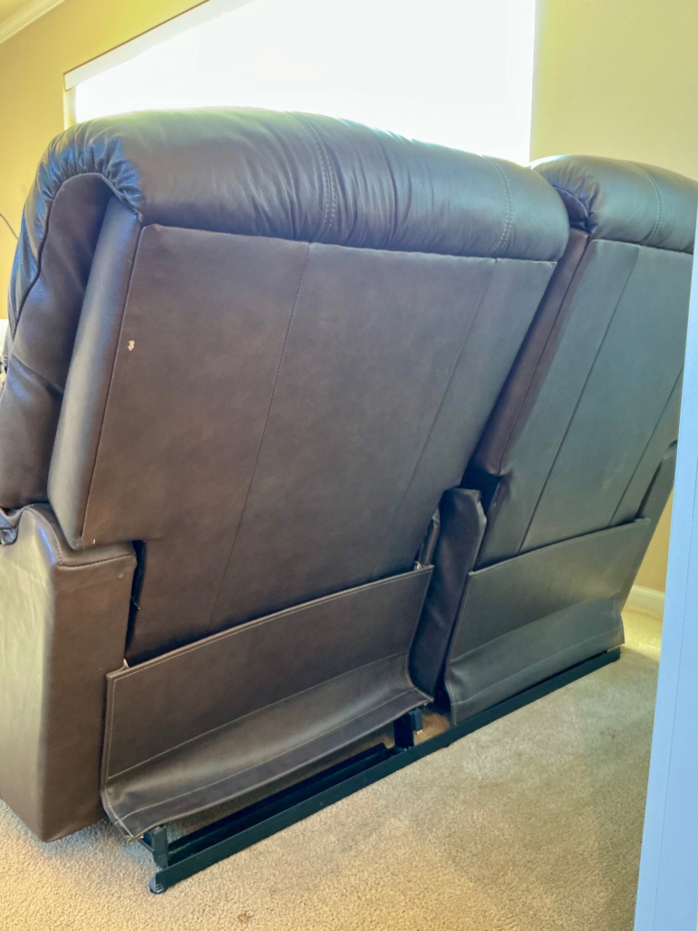 Reclining 'Leather' Loveseat and more - image 8 of 8