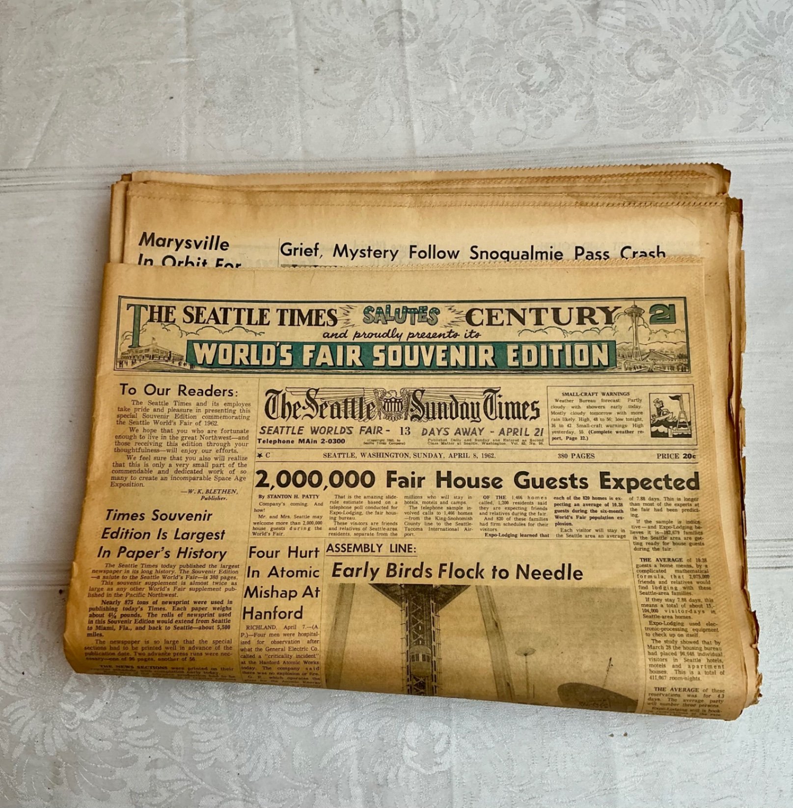 Seattle World's Fair Souvenir Newspapers - image 4 of 10