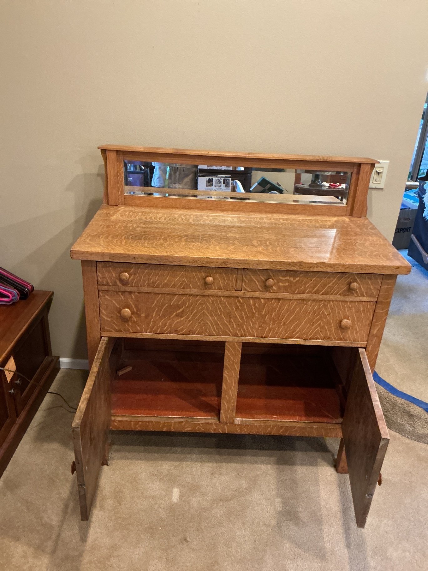 Antique Buffet - image 3 of 6