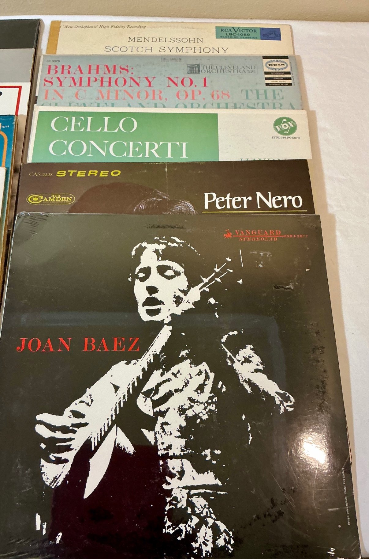 Collection of vintage vinyl LP records - image 1 of 19