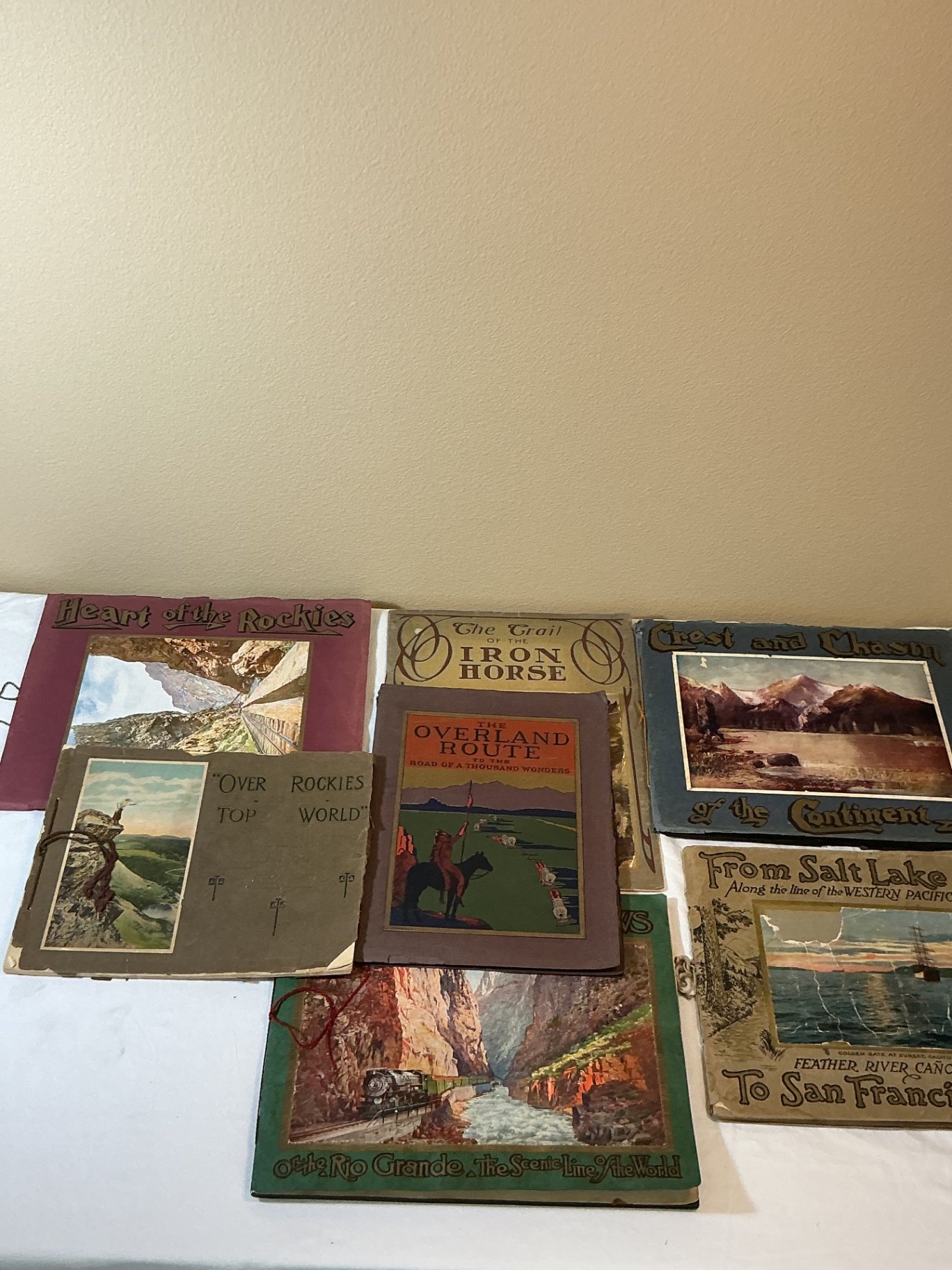 Antique Railroad Travel Books - image 1 of 21