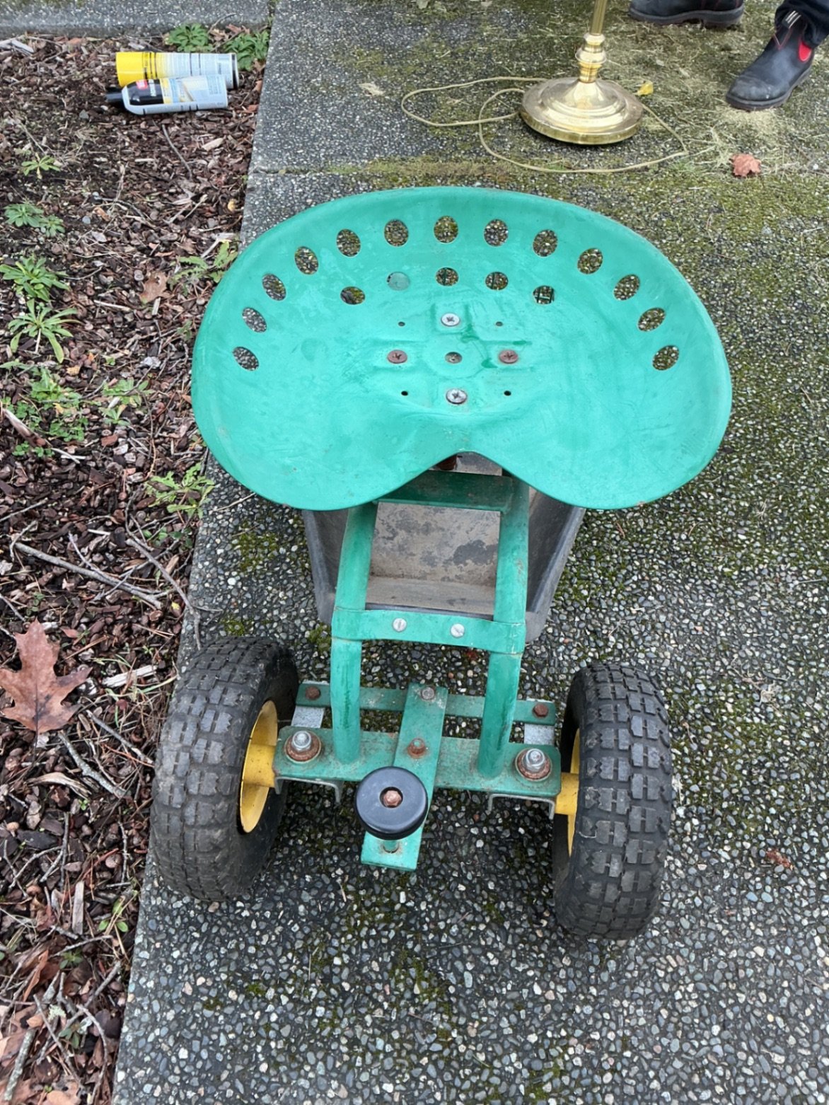 Garden Trolley Rolling Stool - image 3 of 3