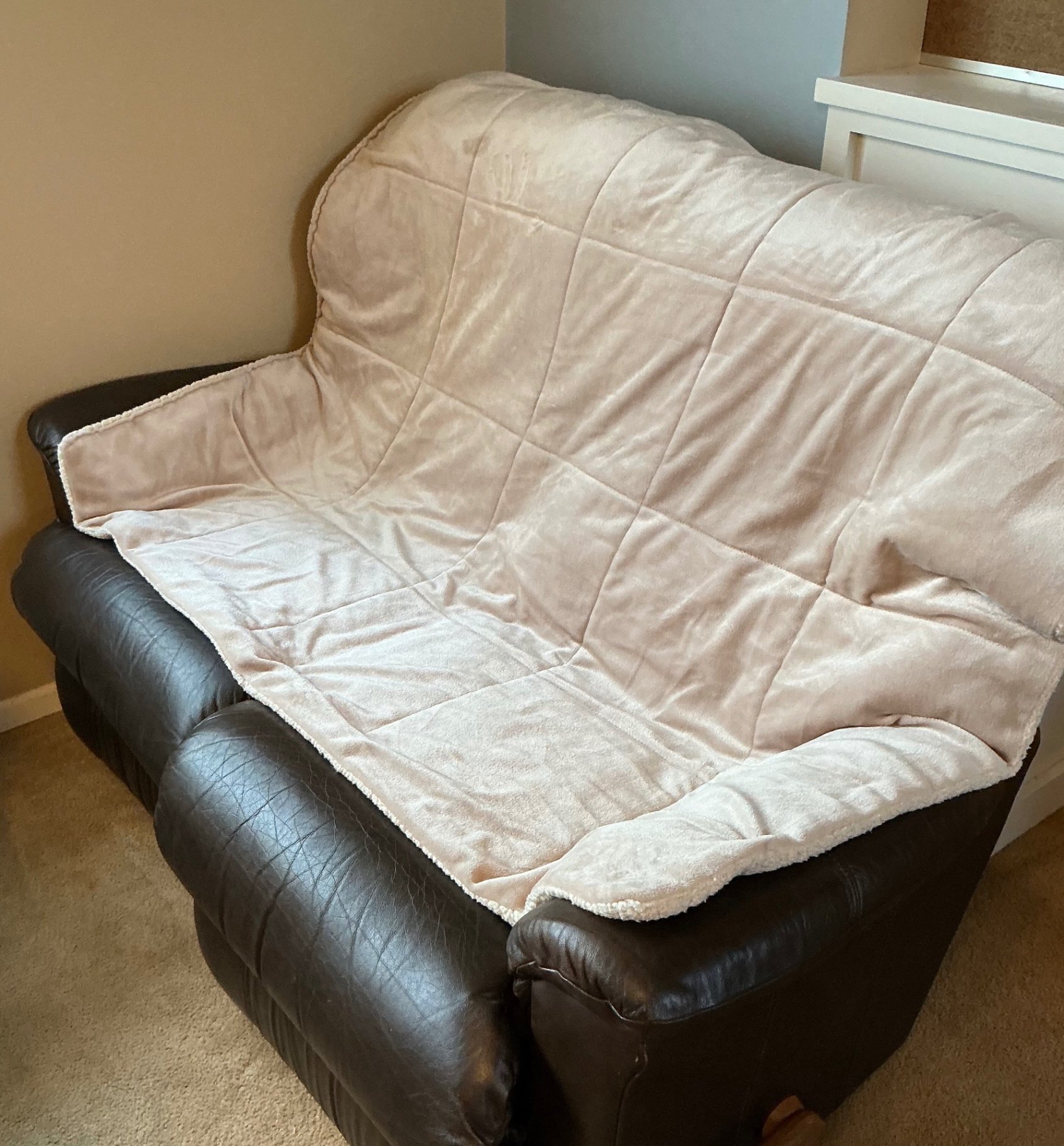 Reclining 'Leather' Loveseat and more - image 7 of 8