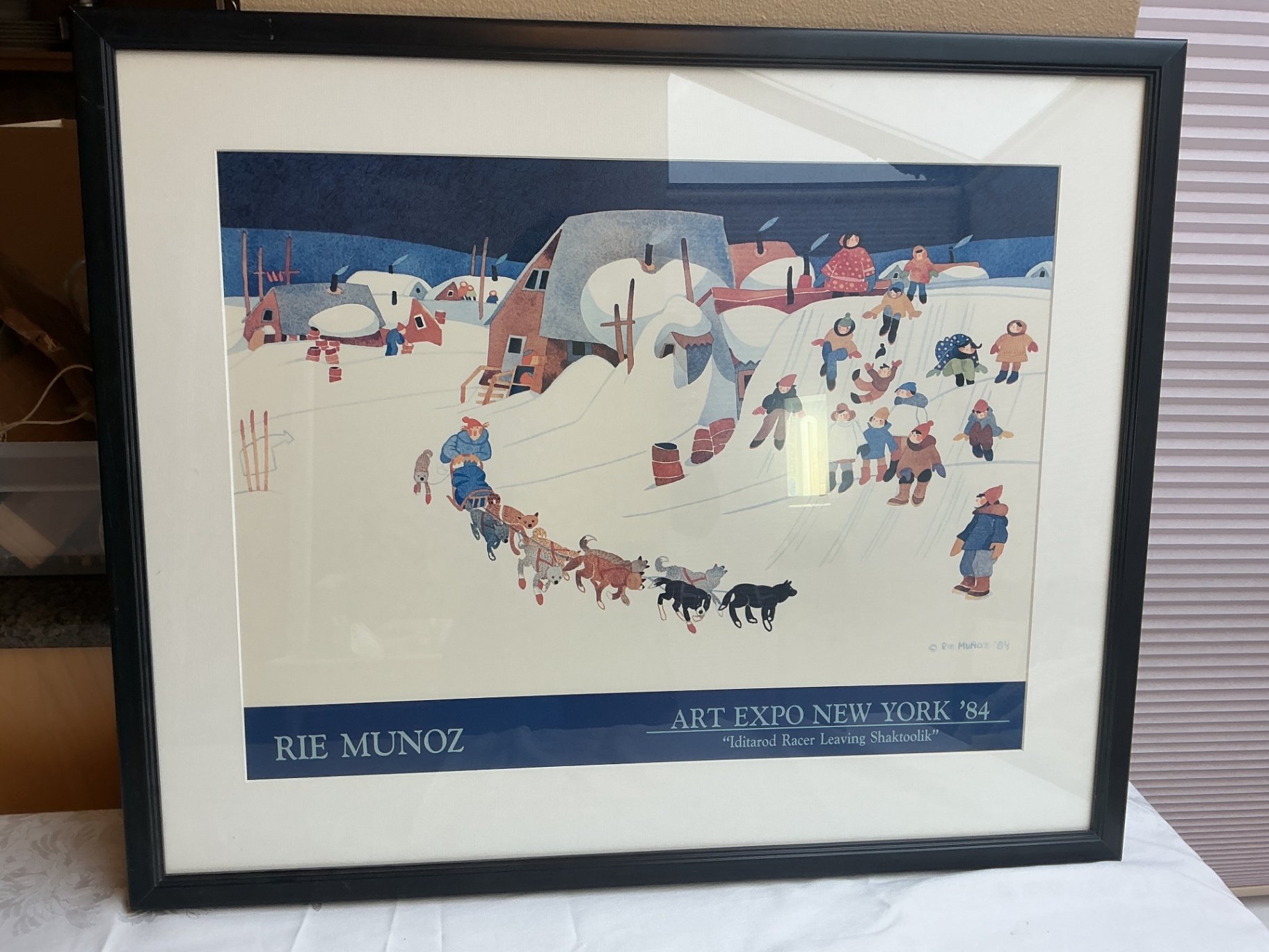 Rie Munoz framed poster - image 1 of 4