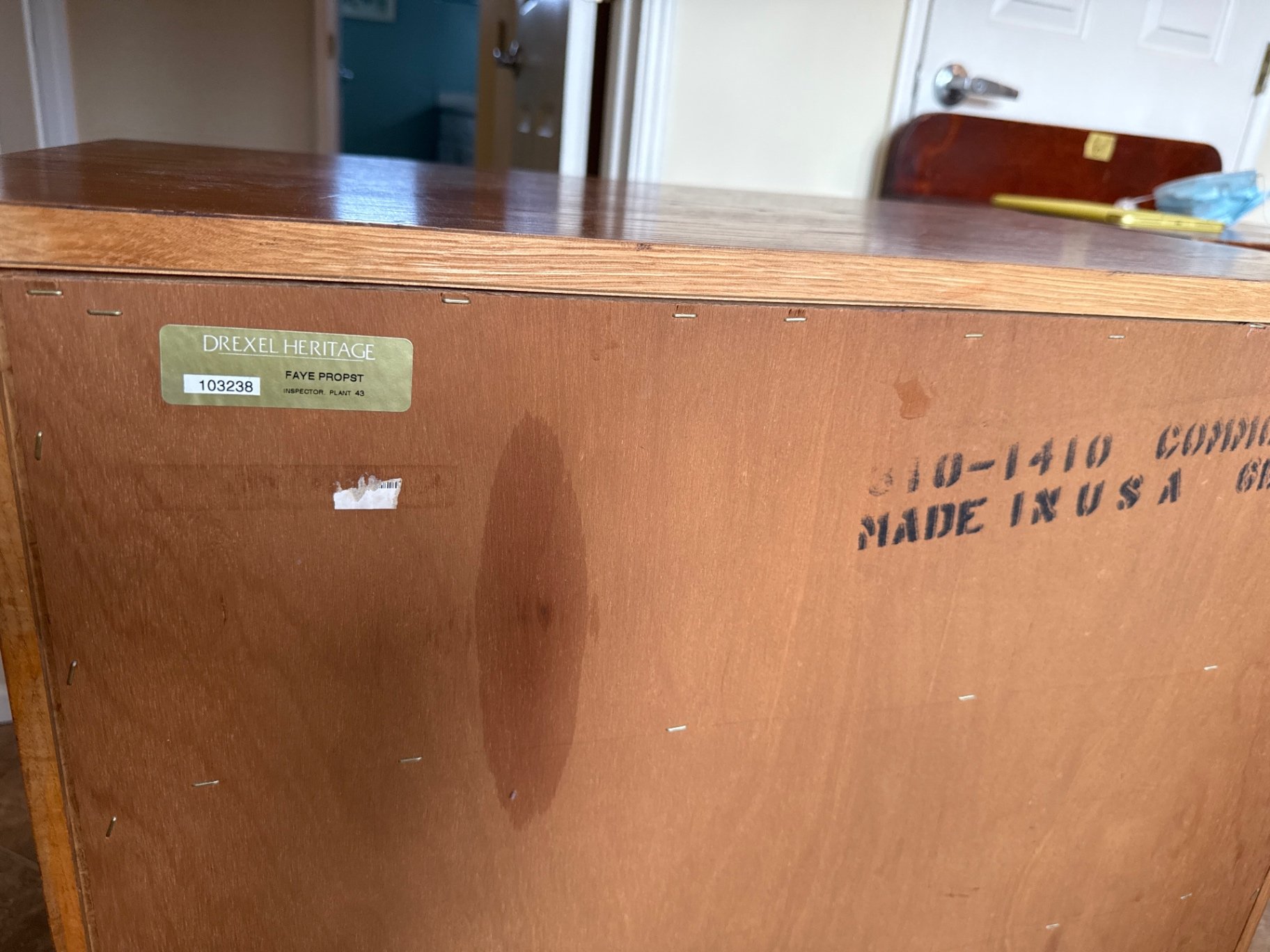 Drexel Oak chest multiple drawers - image 5 of 5