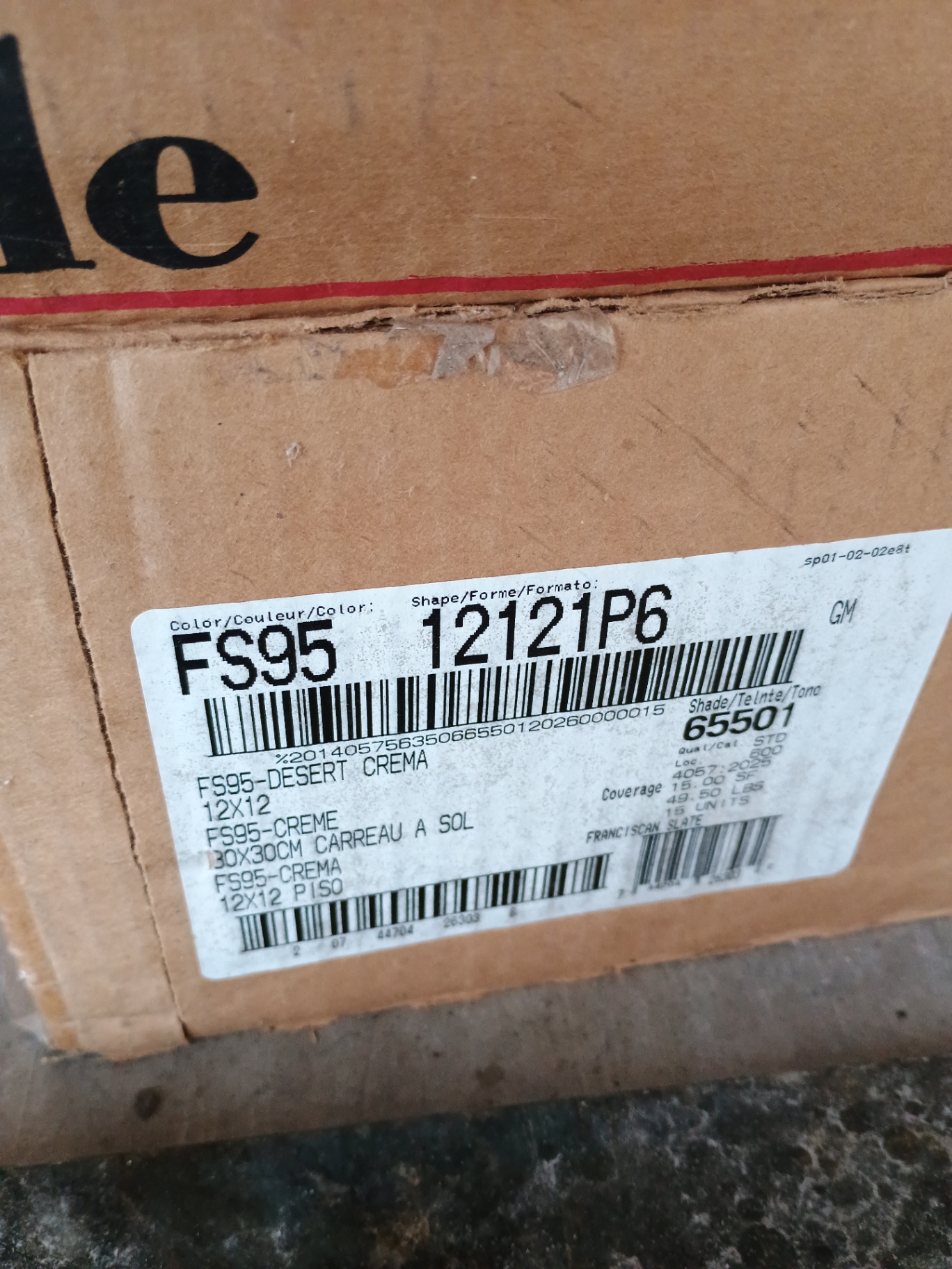 Porcelain floor tiles - image 3 of 4