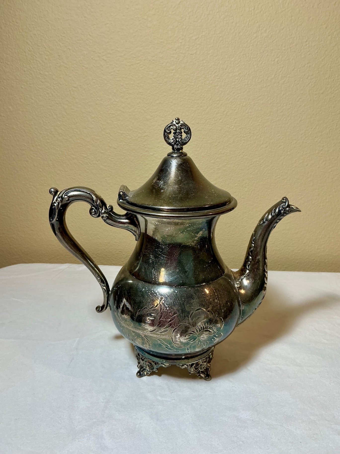  Silverplate Tea Service with Flatware and Serving Pieces - image 3 of 15