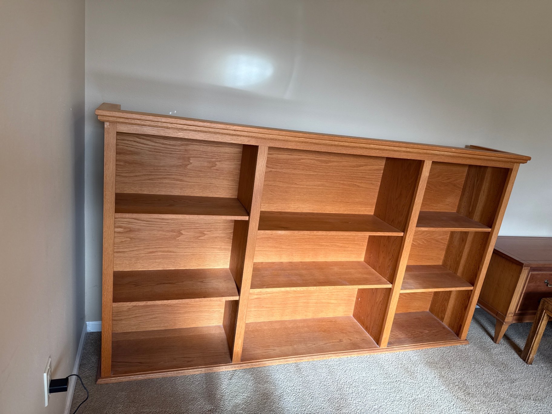 Larage Oak Bookcase - image 1 of 3
